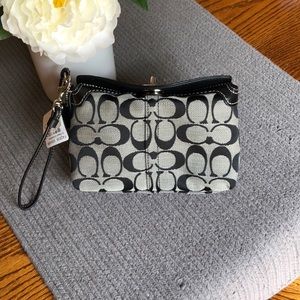 Coach Wristlet- Classic C Design